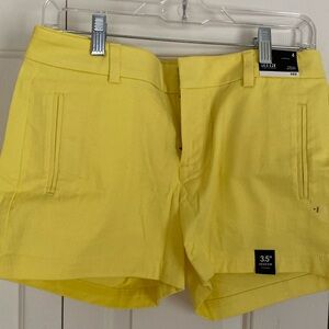a.n.a. Bright yellow shorts NWT 4
